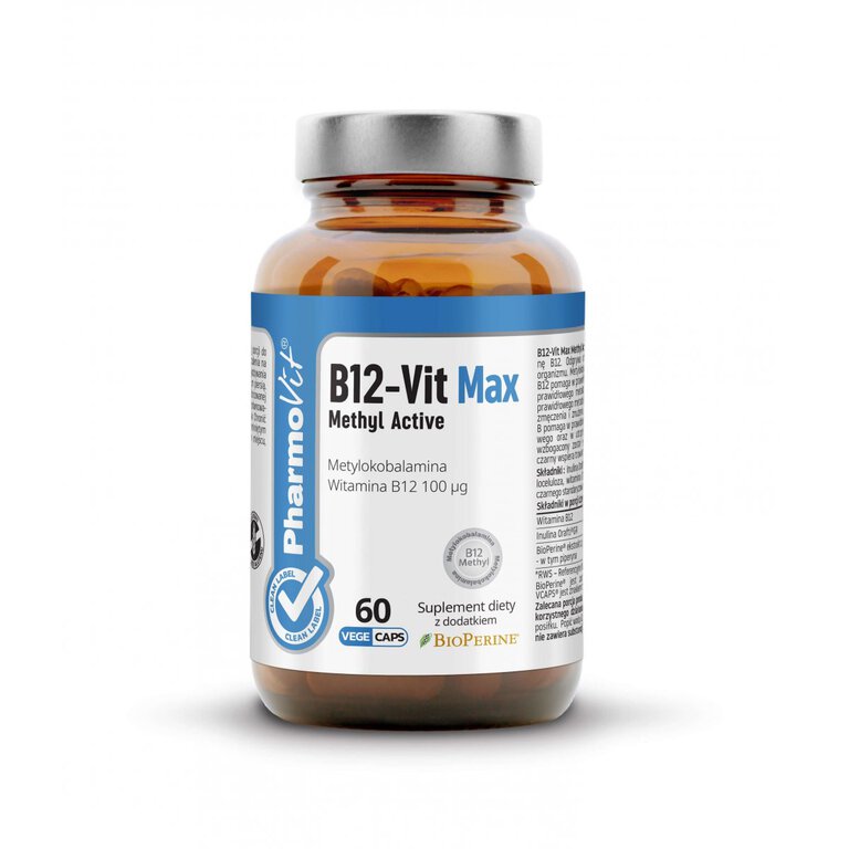 PharmoVit B12-Vit Max Methyl Active (60 kaps) Vcaps