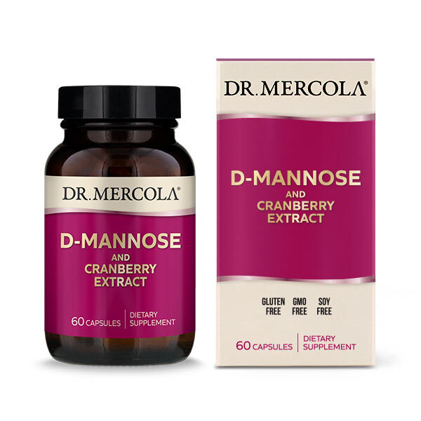 Dr Mercola D-Mannoza z ekstraktem z żurawiny (60kaps)