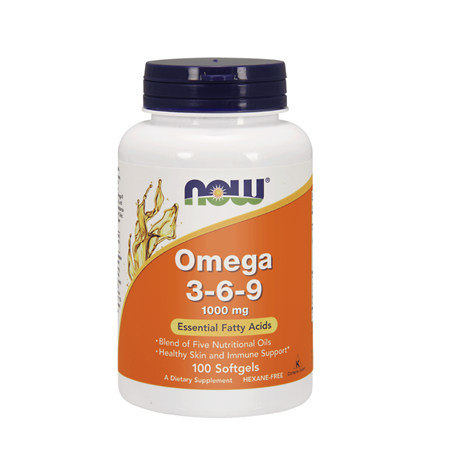 Now Foods Omega 3-6-9 1000 mg  (100kaps) (1)