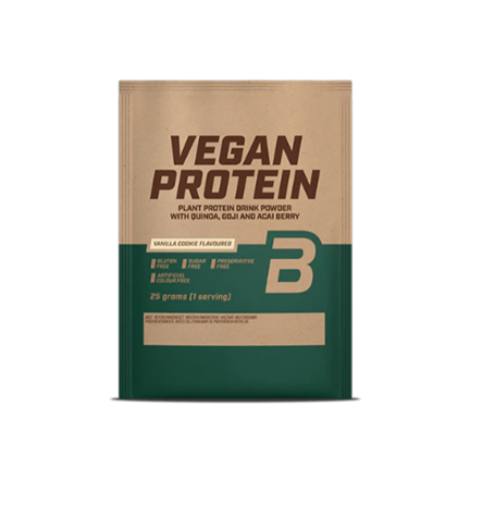 BioTech USA Vegan Protein Vanilla Cookies (25g)  (1)