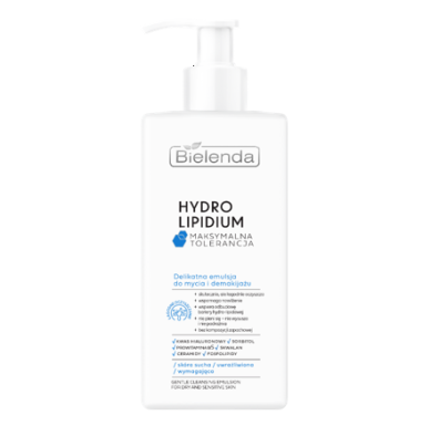 Bielenda Hydro Lipidium Maksymalna Tolerancja Delikatna emulsja do mycia i demakijażu (300 ml)