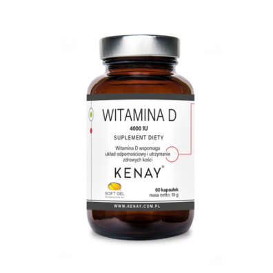 Kenay Witamina D3 4000 IU (60 kaps)
