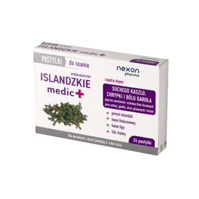Nexon Pharma Islandzkie medic + (24pastylki)