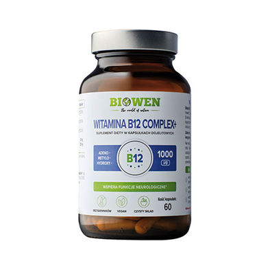 Biowen Witamina B12 Complex+ (60 kaps)