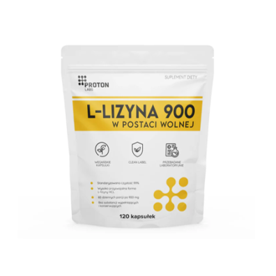 Proton Labs L-lizyna 900 mg (120 kaps)