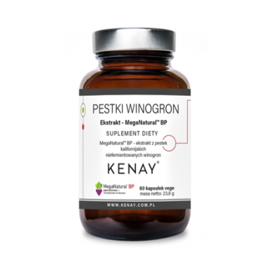 Kenay Ekstrakt z pestek winogron  (60 kaps)
