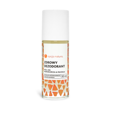 Opcja Natura Zdrowy Dezodorant Pomarańcza & Paczula (50 ml) Roll-On