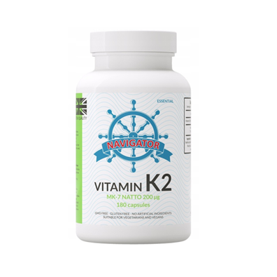 Navigator Witamina K2 MK-7 natto 200 mcg (180 kaps)