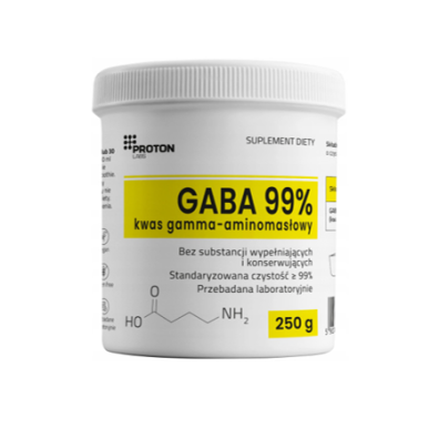 Proton Labs GABA 99%  kwas gamma aminomasłowy (250 g)