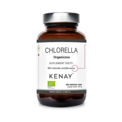 Kenay Chlorella Organiczna (180 tab) 
