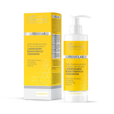 Bielenda Professional SupremeLab Barrier Renew Hydro - lipidowa emulsja do mycia i demakijażu (200 ml)