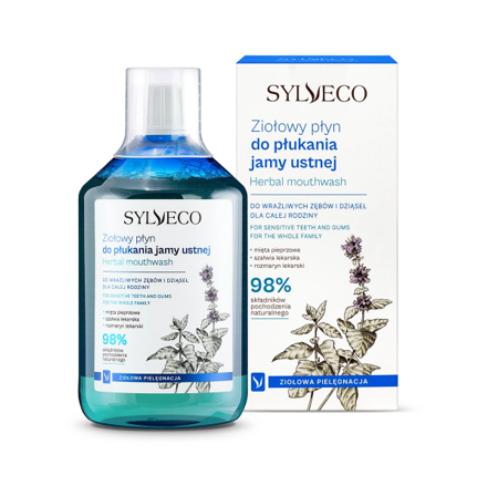 Sylveco Ziołowy płyn do płukania jamy ustnej (500 ml)