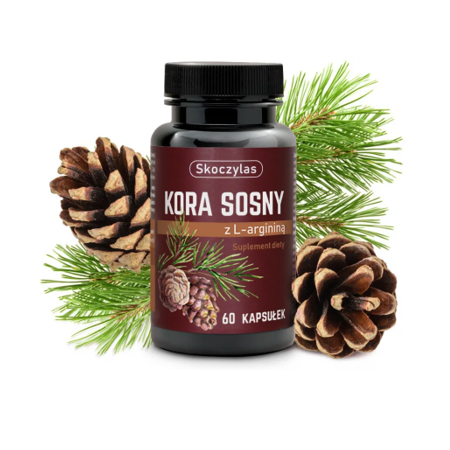 Skoczylas Kora Sosny z L-argininą (60 kaps)
