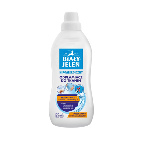 Biały Jeleń Odplamiacz do tkanin Hipoalergiczny (1 L)