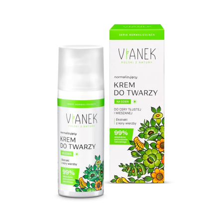 Sylveco VIANEK Normalizujący krem do twarzy na dzień (50 ml)