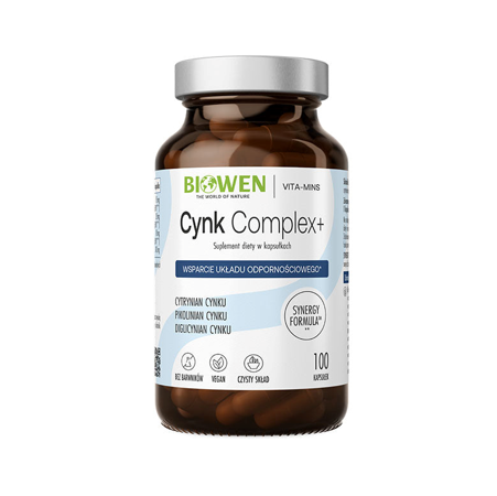 Biowen Cynk Complex+ Zinc 3X Immunity (100kaps)