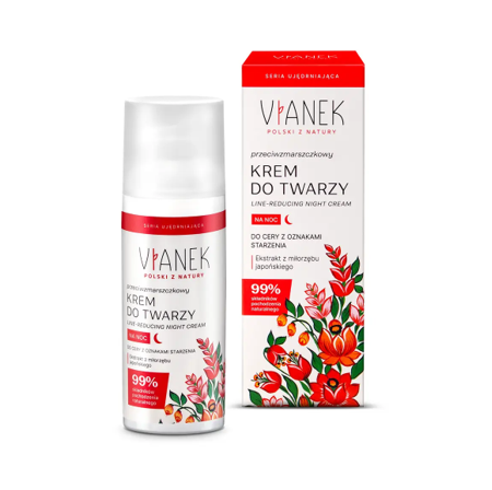 Sylveco VIANEK Przeciwzmarszczkowy krem do twarzy na noc (50 ml)