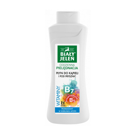 Biały Jeleń płyn do kąpieli i pod prysznic z witaminami AEF (750 ml)