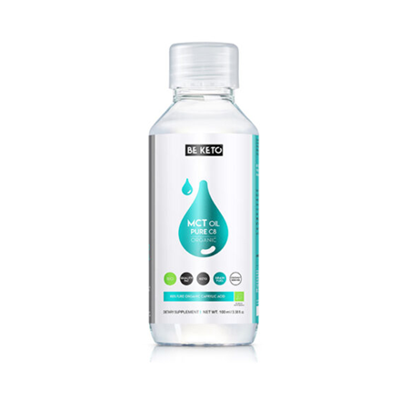 BeKeto BIO Olej MCT 100% C8 (100ml)