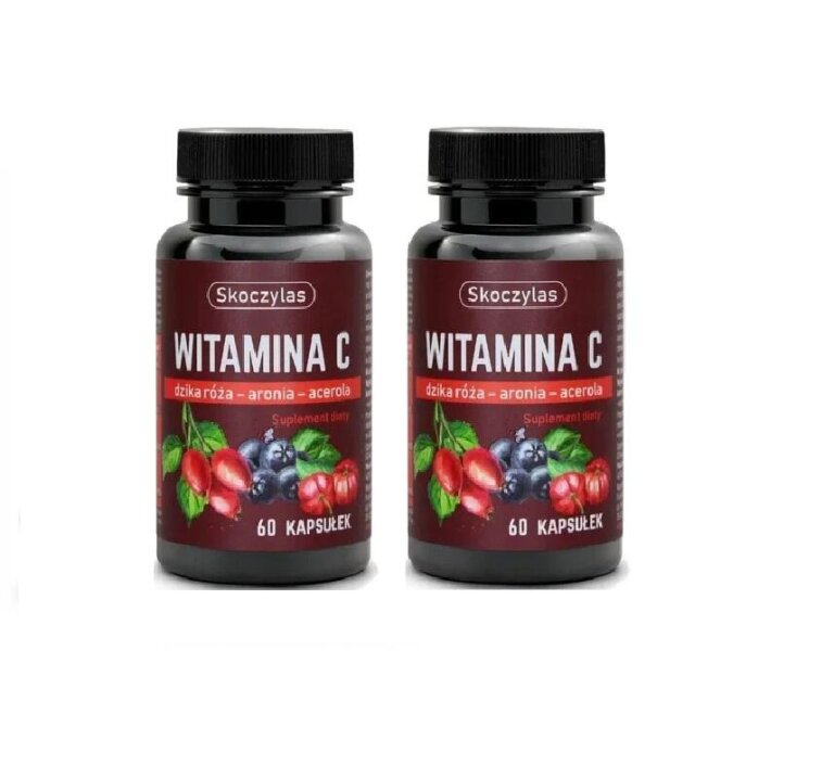 Zestaw Skoczylas Witamina C TRIO (60kaps) x2