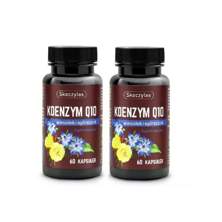 Zestaw Skoczylas Koenzym Q10 wiesiołek i ogórecznik (60kaps) x2